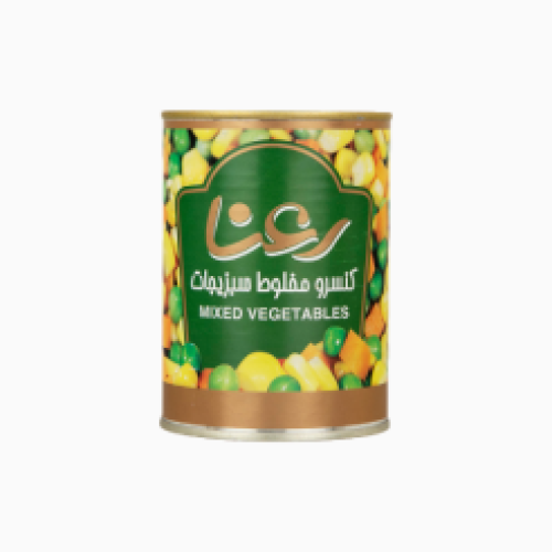 کنسرو مخلوط سبزیجات رعنا
